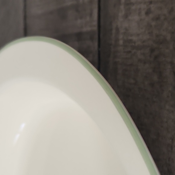 Pfaltzgraff JUNIPER Green Band Divided Bowl Dish Made in USA - Picture 5 of 7